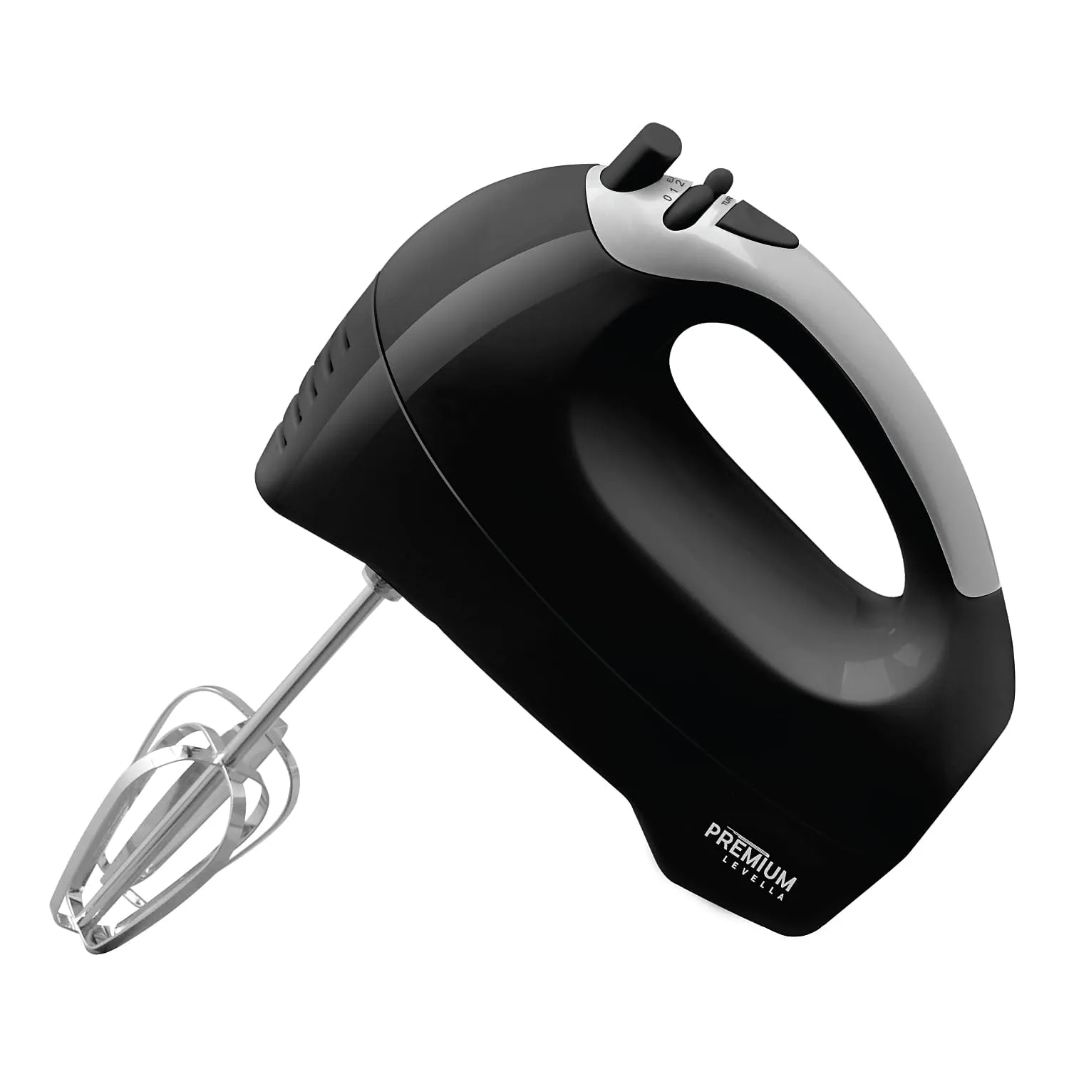 Batidora de Mano Premium Levella de 5 Velocidades en Negro