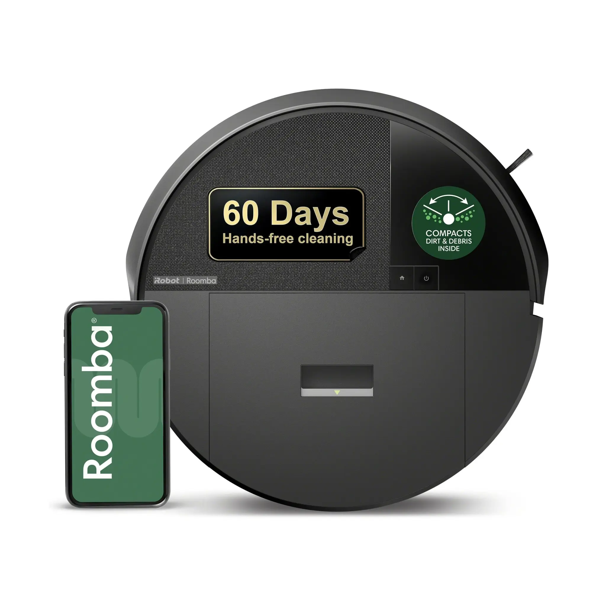 iRobot Roomba 205 DustCompactor Vac Robot Aspiradora - Compacta automáticamente los desechos dentro del robot