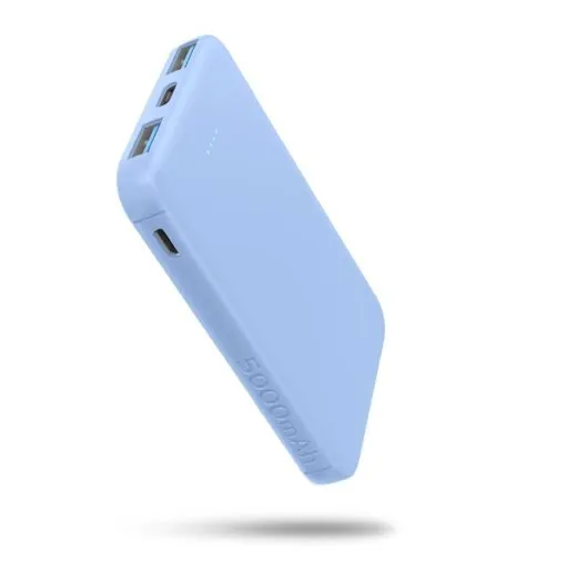 Batería externa 5000 mAh salida dual USB LED para emergencias La Habana