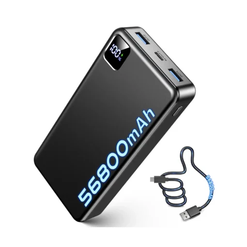 Cargador portátil batería 56800 mAh gran capacidad para apagones Cuba