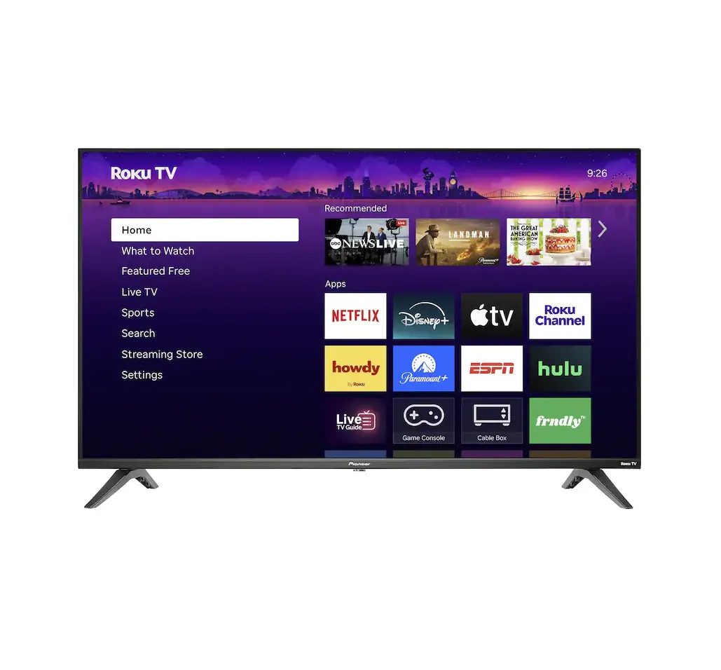 Pioneer Smart Roku TV 40” Full HD 1080p LED Wi-Fi HDMI Dolby Audio