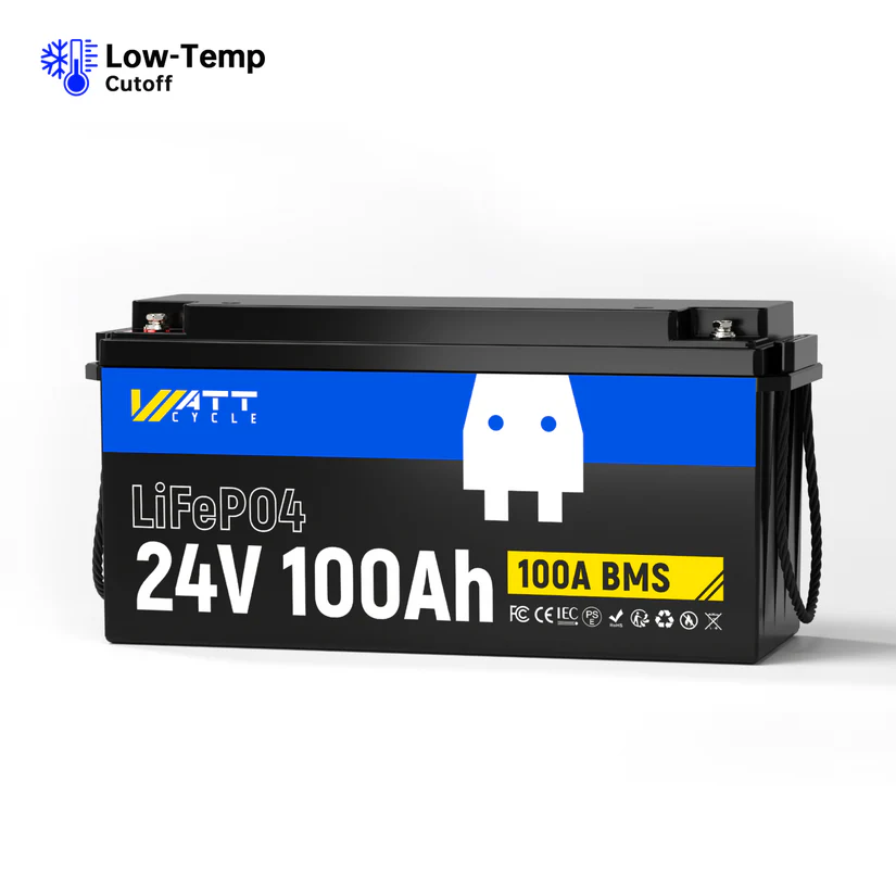 Humsienk Bateria LiFePO4 24V 100Ah 2.56kWh