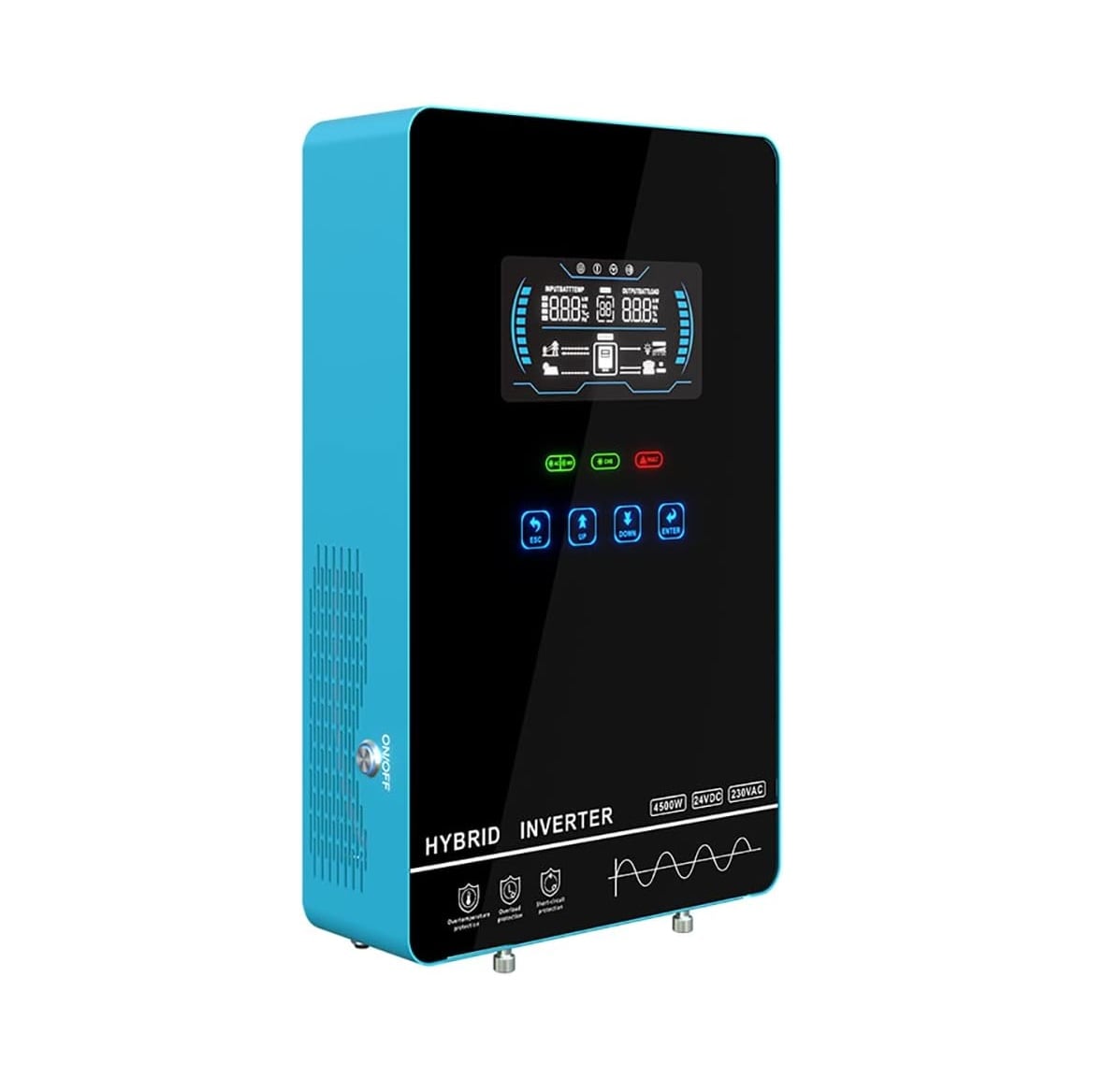Inversor Solar Hibrido Y&H 4000W 24V MPPT 140A
