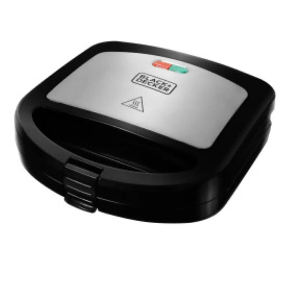 Sandwichera Panini de Black+Decker con superficie antiadherente PAN24535