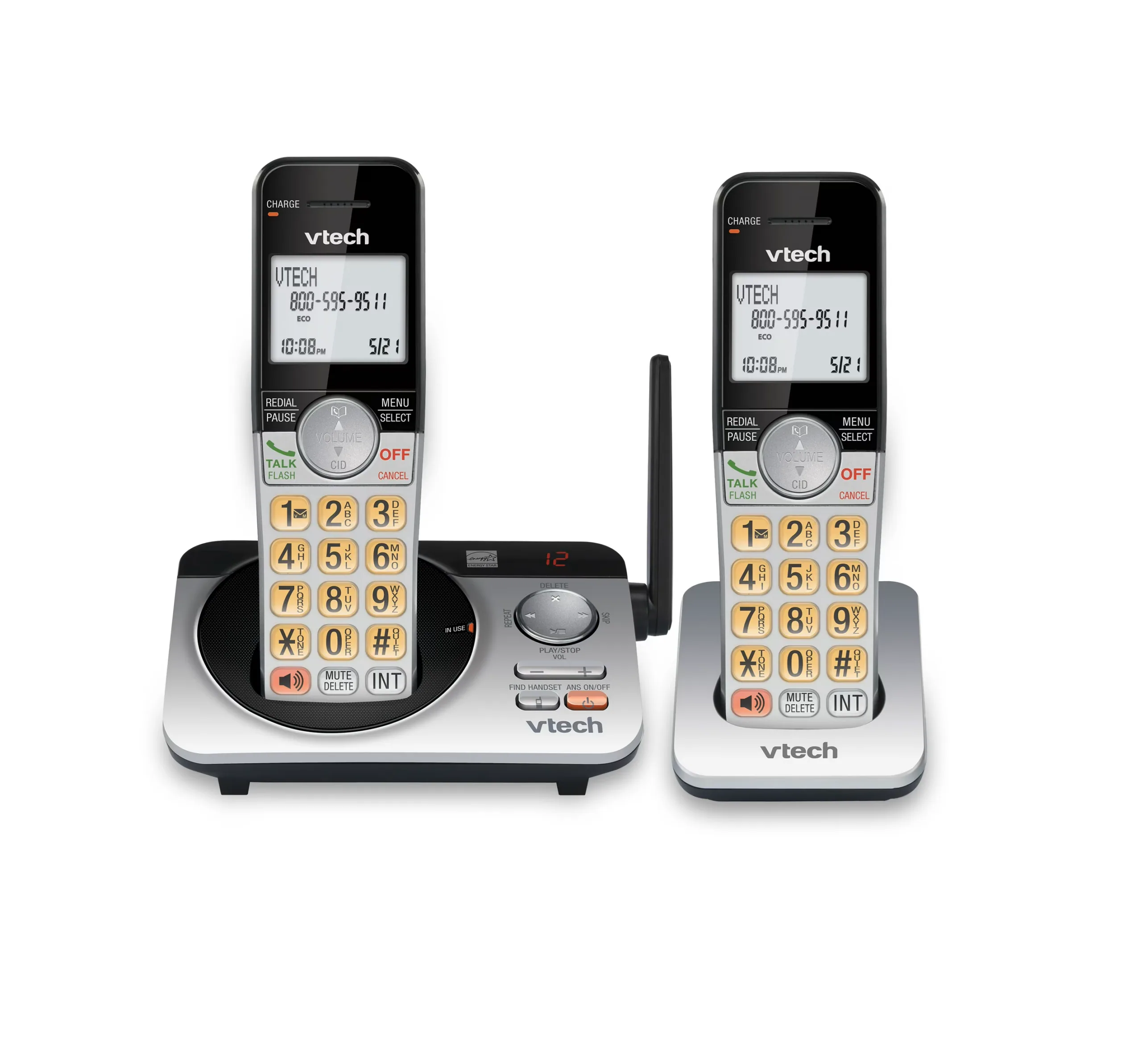 VTech CS5229-2 con 2 Auriculares, Contestadora, Bloqueo de Llamadas y DECT 6.0
